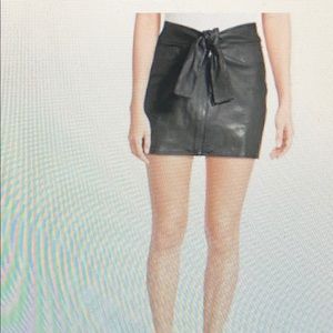 New with tags leather skirt